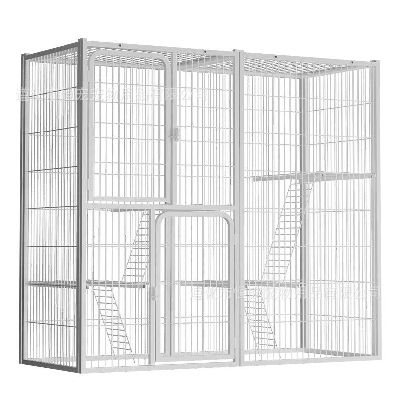 Extra-Large Three-Layer Cat Cage Villa for Household Use