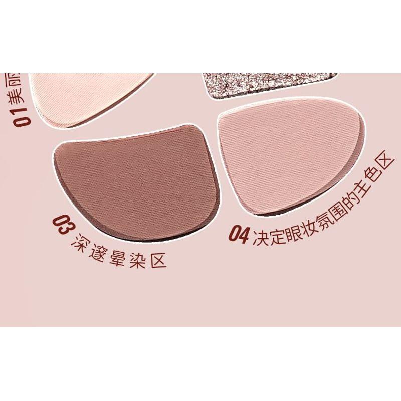 COLORROSE - Water Ripple 4-Color Pocket Eyeshadow Palette - 5 Types