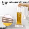 Food Grade Freezer Safe Bags Thick Double Seal Storage Bags, Reusable Long Sealed Clear Food-Grade Plastic Sustainable Kitchen Organization Tools for
