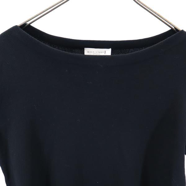 unused Mackintosh Sanyo Shokai Five-quarter sleeve one piece 40 Women Used
