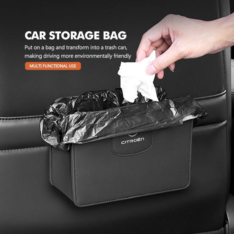 Car Side Seat Door Pocket Pouch Cell Phone Sunglasses Holder For Citroen C5 C1 C2 C6 C4L DS3 DS4 DS5 C-Elysee Grand Berlingo