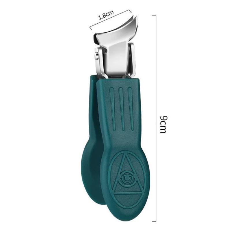 Ultra-Sharp Stainless Steel Angled Nail Clippers & Cuticle Nipper - Salon & Pedicure Tool