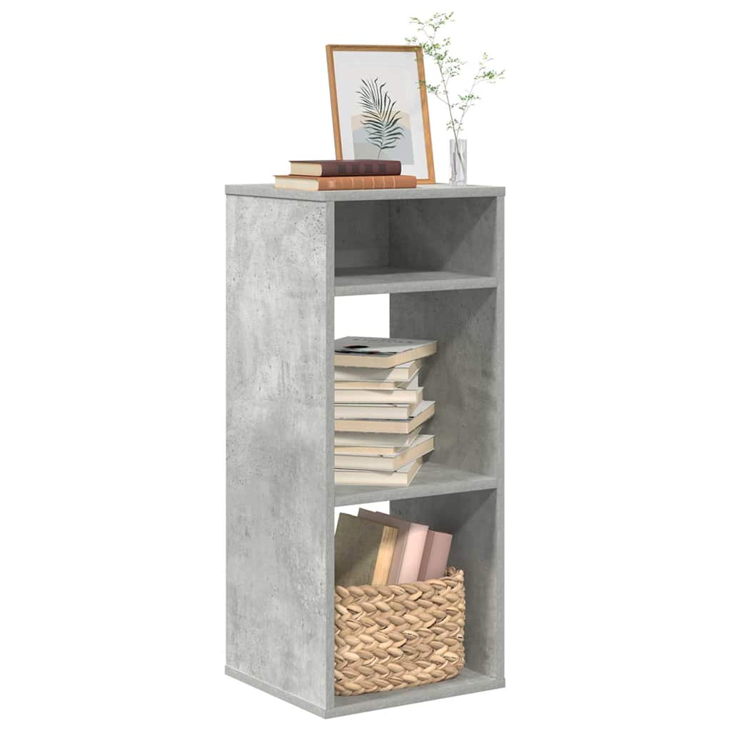 Bookshelf Concrete Grey 34 x 31 x 80 cm Engineered Wood