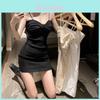 Summer Girl Dress With High Waist Sleeveless Knitted Business Casual For Office And Party