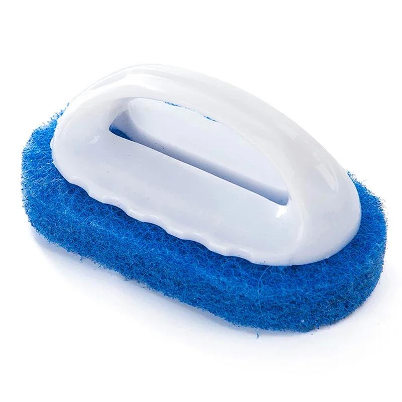 

2 шт. Щетка для чистки кухни с ручкой Бытовая дезинфицирующая губка Многофункциональные инструменты для мытья посуды, ванной, плитки, чистки пола чёрный