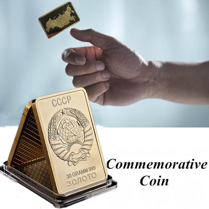 

1шт. Подарочная позолоченная медаль СССР. Памятная монета.
