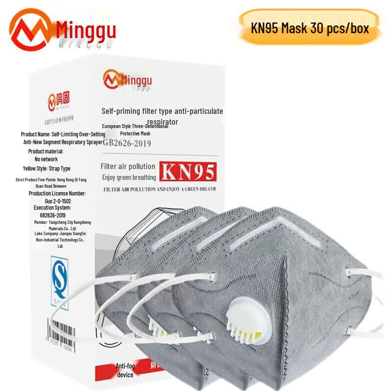 KN95 Dust Mask with Breathing Valve