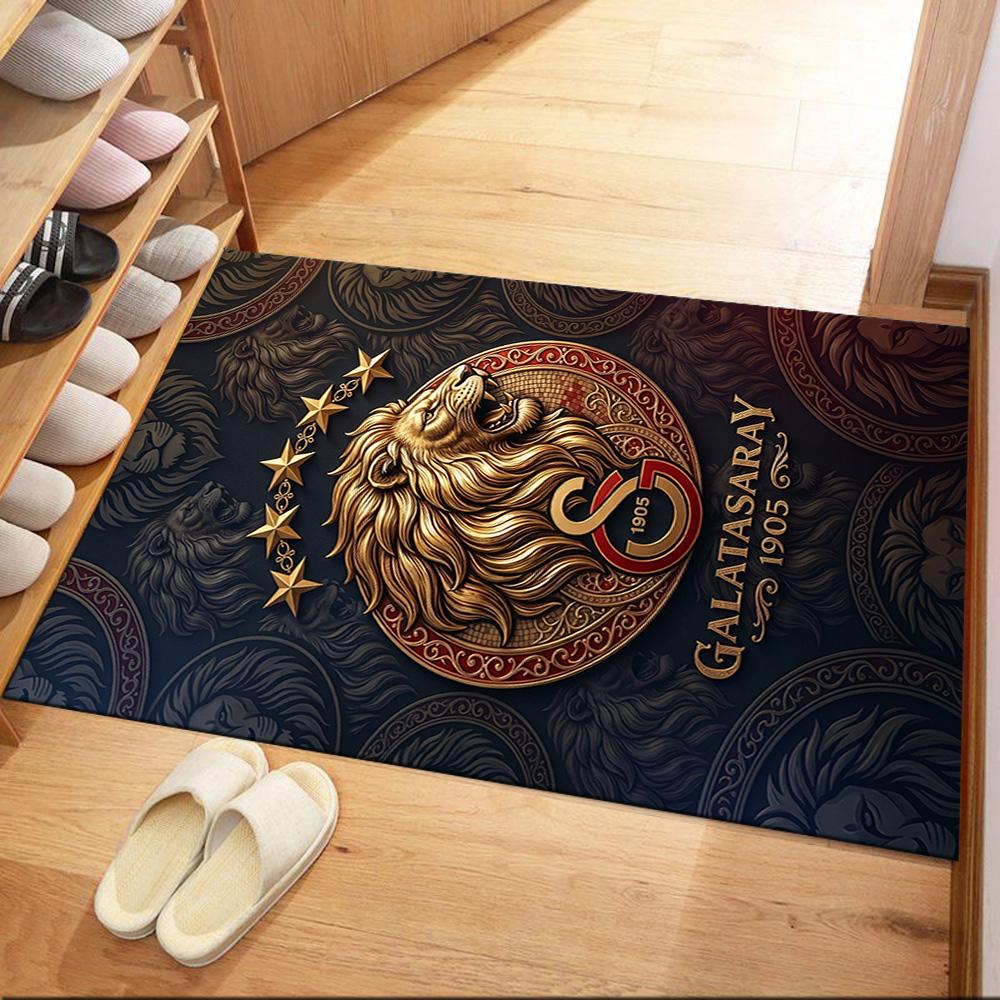 Galatasaray 41 Carpet Design for Balcony Outdoor Dormitory Study room Antislip Carpet Anime Office Decor