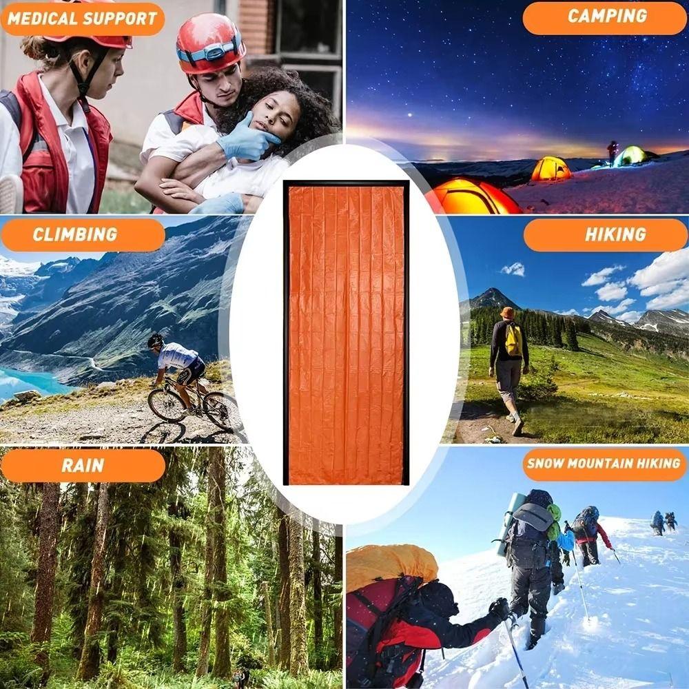 Waterproof Emergency Sleeping Bag Portable Thermal Blanket Survival Sleeping Bag Hiking