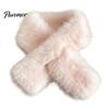 Winter Essential Clothing Accessories Faux Fur Collar Scarf for Women, Plush Neck Warmer Scarf, Fluffy Versatile Fashion Scarves, Thanksgiving