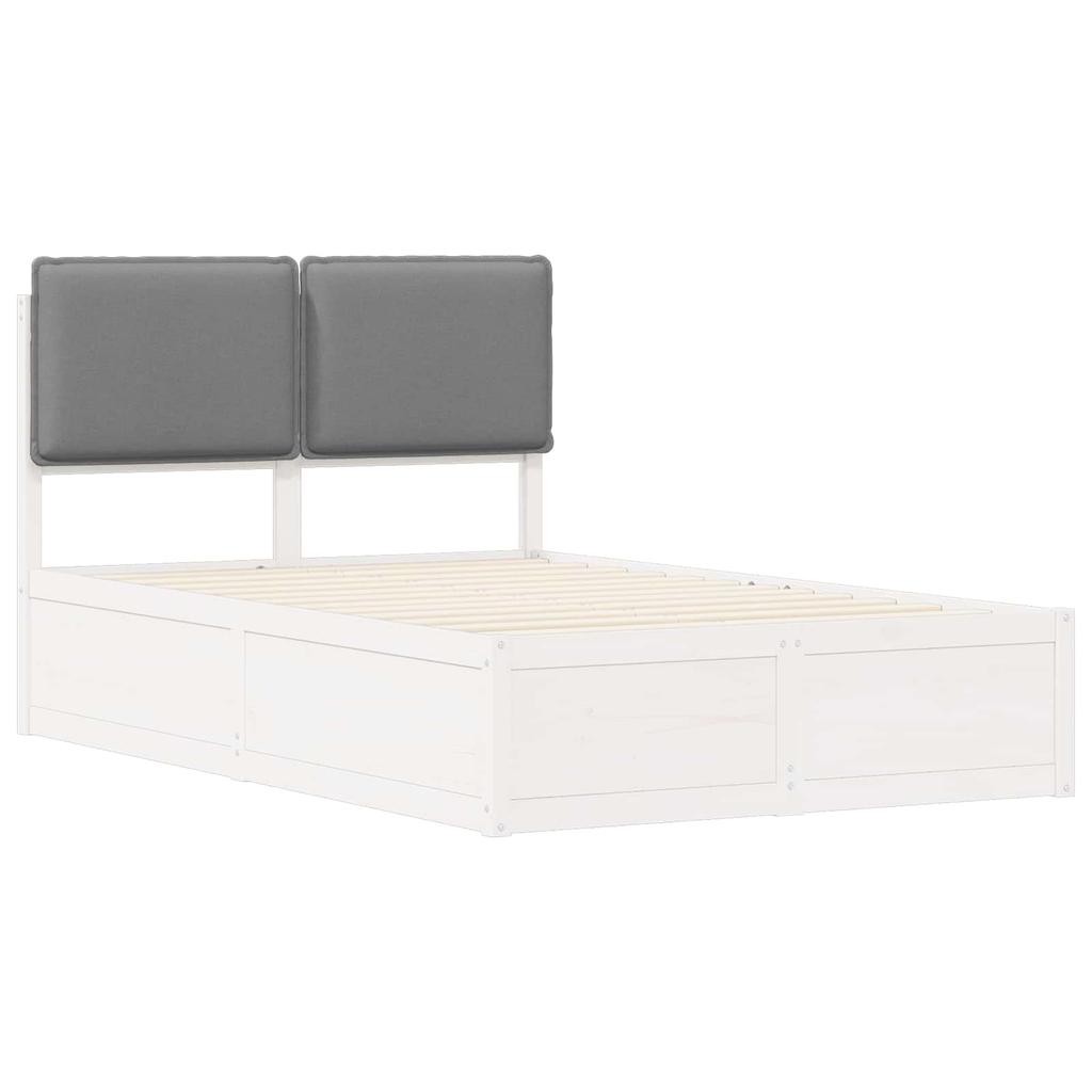 Bed Frame with Upholstered Headboard Light Grey 120 X 190 Cm