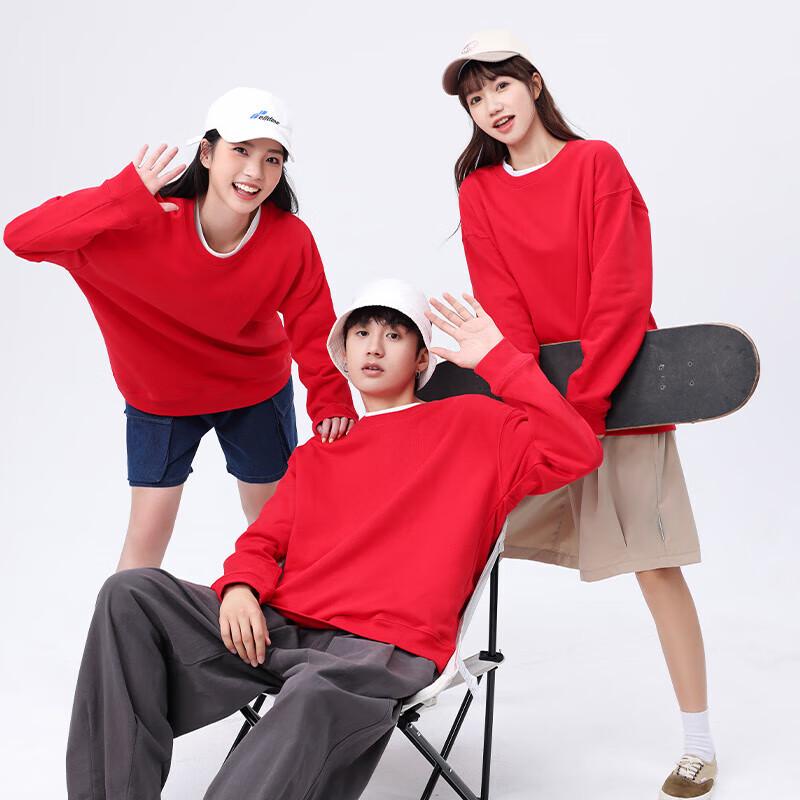 Dropped Shoulder Crew Neck Sweatshirt XL