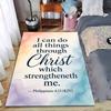 Philippians 4:13 Christian Carpet Non-slip Rug Suitable for Living Room and Bedroom Sofas
