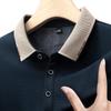 Large Size Long Sleeved T-shirt with a Collar and Polo Shirt As a Base for Men's Business Casual Tops In Spring and Autumn