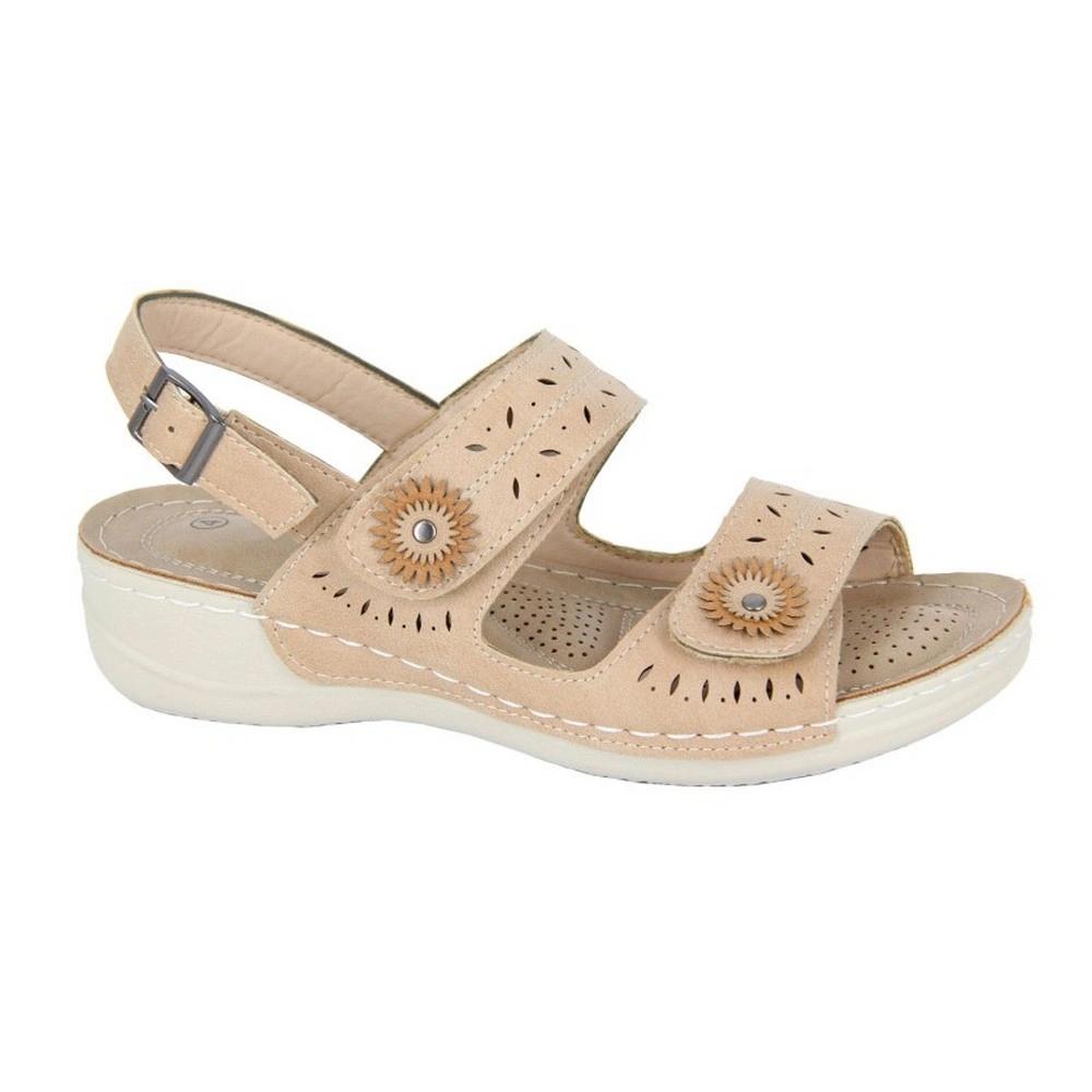 Boulevard Womens/Ladies Interlaced Sling Back Sandals