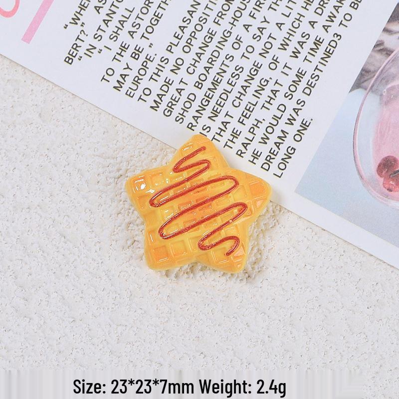 

Мультяшные полимерные шармы для обуви и заколки для волос - Звезда, Печенье, Игрушечные дизайны