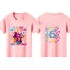 Kpop Demon Hunters Parent Child Short Sleeve T-shirt Cute Kpop Demon Hunters TShirt Harajuku Casual Fashion Kid's Tshirt
