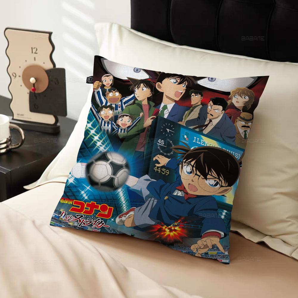 Cuscino Detective Conan Regalo Decorazione Ufficio Casa Camera da Letto Divano Auto Copricuscino Custodia 45x45