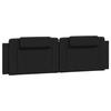VidaXL Coussin de Tête de Lit, Oreiller de Lecture avec Fermeture à Glissière, Coussin de Lecture pour Lit Chambre, Noir 180 374804