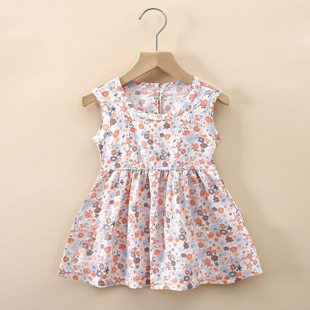 Children's Clothing Summer Children's Skirt Girls Cotton Silk Skirt Baby Dress Princess Dress Vest Skirt Baby Clothes Treasure
