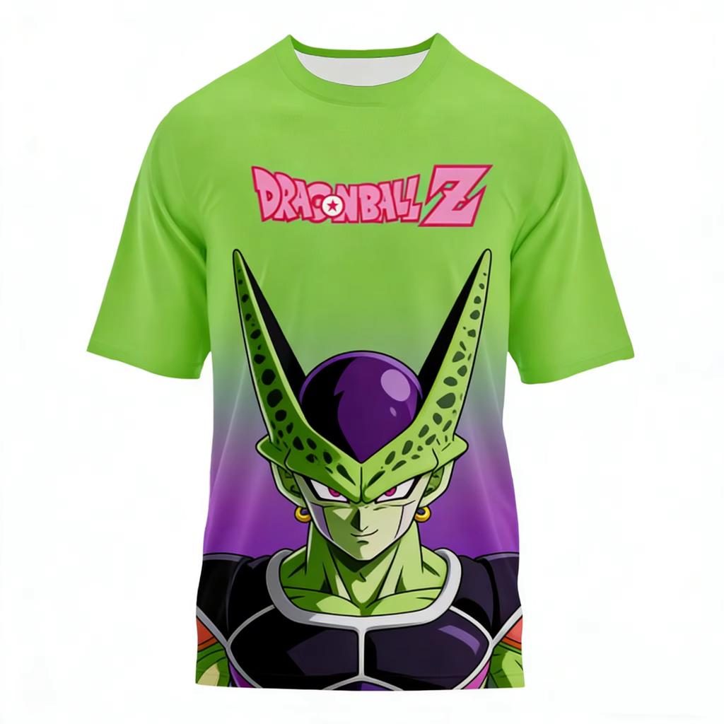 Summer Dragon Ball T Shirt Kids Tops Tee Anime Figures Son Goku Super Saiyan T-shirt Boys T-shirts Children Clothes Short Sleeve