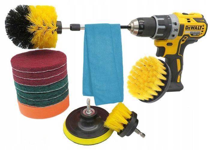 Brosses de Nettoyage - Sans Marque - Compatible Perceuse Visseuse - Nylon Accessoires Multiusage 12 pièces