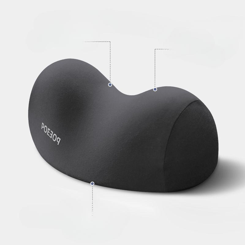 

Cervical Vertebra Care Pillow Memory Foam To Aid Sleep Ergonomic Neck Protector for Cervical Spondylosis Special Sleep Aid 32x16x11cm чорний