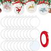 Boule De Noël - TSKDKIT - 10 Cm - Acrylique - Transparent - 30 Pièces