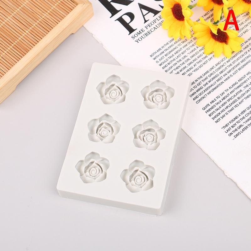 

Шестигнездная форма для маленьких цветов, цветущая слива, роза, пион, силиконовая форма, мастика, торт, шоколад, форма для вставки в торт на день рождения