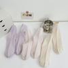 Women's White Long Cotton Mid-Tube Socks - Trendy Japanese-Inspired Summer Style with Loose Fit