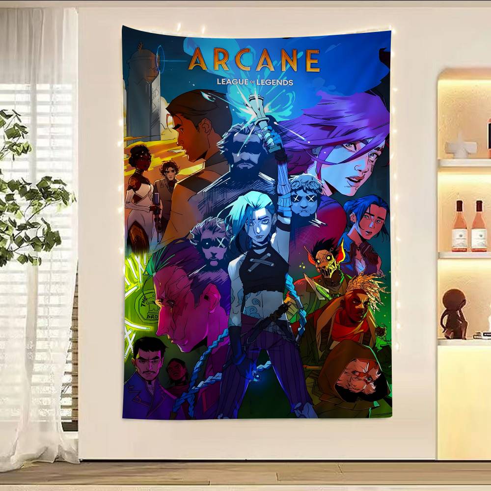 

AArcane LLOL Classic Animation Cartoon Tapestry Wall Hanging Decoration Household Home Decor 74x94cm(29x37in)