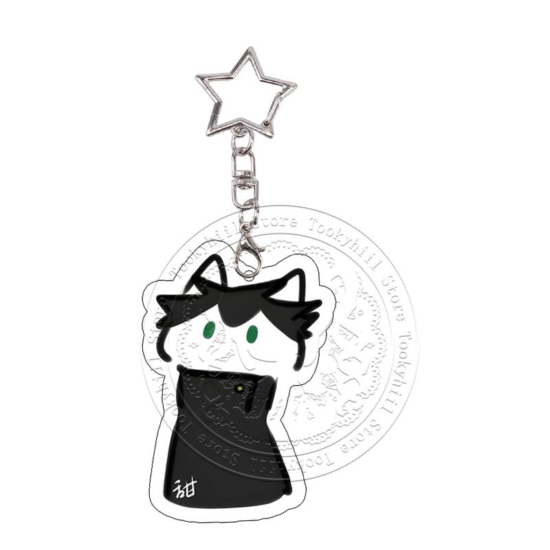 Jujutsu Kaisen Gojo Satoru Acrylic Keychain Exquisite Student Megumi Keyring Bag Decor Pendant Keyring Yuji Birthday Gift
