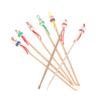 10/20 Pcs Bamboo Ear Cleaning Spoon Cartoon Head Earwax Removal Skid Resistant Wood Ear Cleaner Kit Ear Picks Removal
