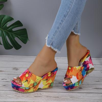 Baotou Slippers Summer Casual Outside Wear Beach Sandals Lazy One Foot Stirrups No Heel Half Drag Fashion Women Summer Breathable Shoes