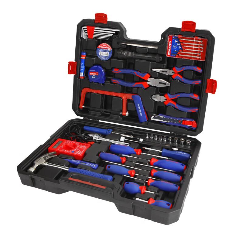 Wankebao 47-Piece Lithium Battery Telecom Tool Kit CN plug (adapter included)