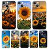 Phone Case For iPhone 17 Cases iPhone Air 16 15 12 13 14 Pro Max 7 8 Plus 16Pro iPhone11 Soft Cover Yellow Sunflower