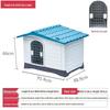 Xinding Rainproof & Windproof Outdoor Plastic Dog Kennel - Winter Dog House for Medium to Large Dogs