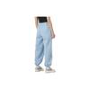 Jordan Pantaloni Jogger in Maglia con Coulisse Monocolore da Donna Fondo Blu-Grigio FB5114-437