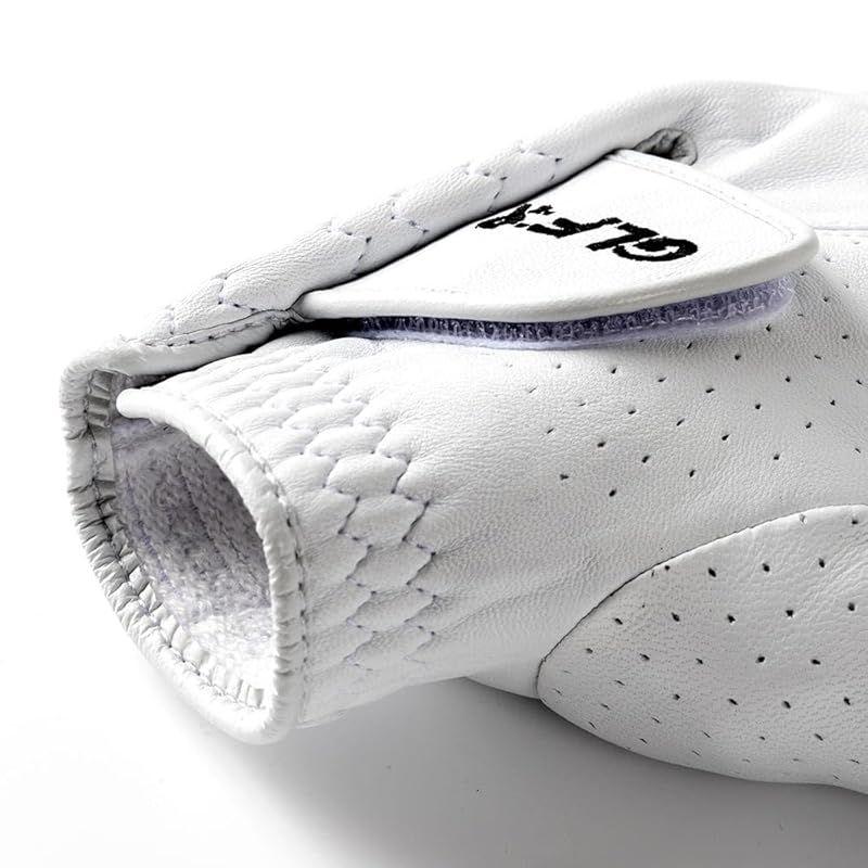 Used [New] GLFR Premium Top 1% Cabretta Leather Golf Gloves, Silky Grip, Soft Touch (18) 1