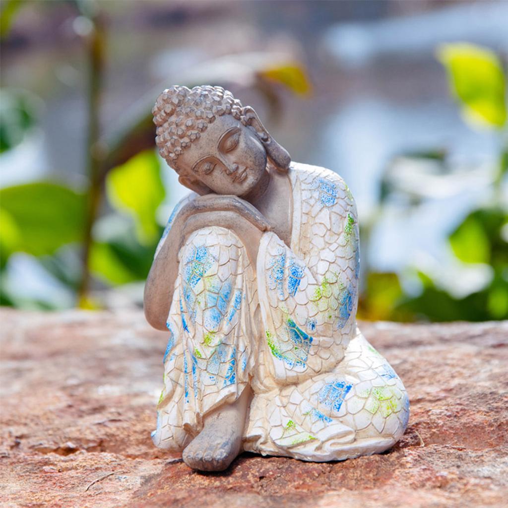 Beautiful Garden Zen Tathāgata Small Buddha Display a New Chinese Style Stone Tower Decoration Micro Landscape Display Accessori