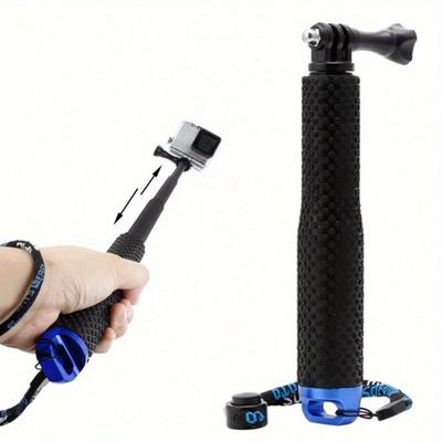 1 Set Extendable Pole Mini Selfie Stick Waterproof Monopod Blue For Hero11 10 9 8 6 5 4/3 New for Sport Camera