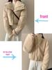 Korean Style Women's Lambswool Winter Coat 2025: Thickened Cotton-Padded Jacket for Casual Petite Warmth