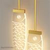 Nordic Ins Acrylic Carp Led Wall Lamps For Children Creative Bedroom Bedside Hallway Corridor Art Deco Night Lights Kids Sconce