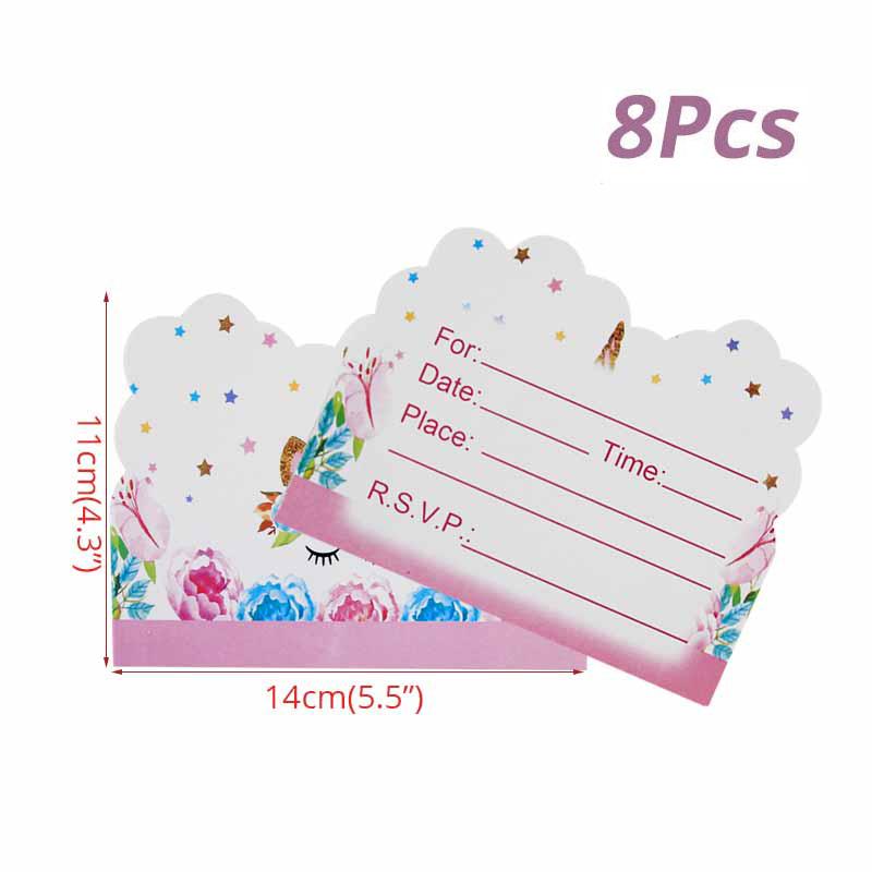 Unicorn Party Paper Popcorn Box Gift Box Candy Cookies Bags 1st Kids Birthday Party Decorations Gift Bags Baby Shower Supplies
