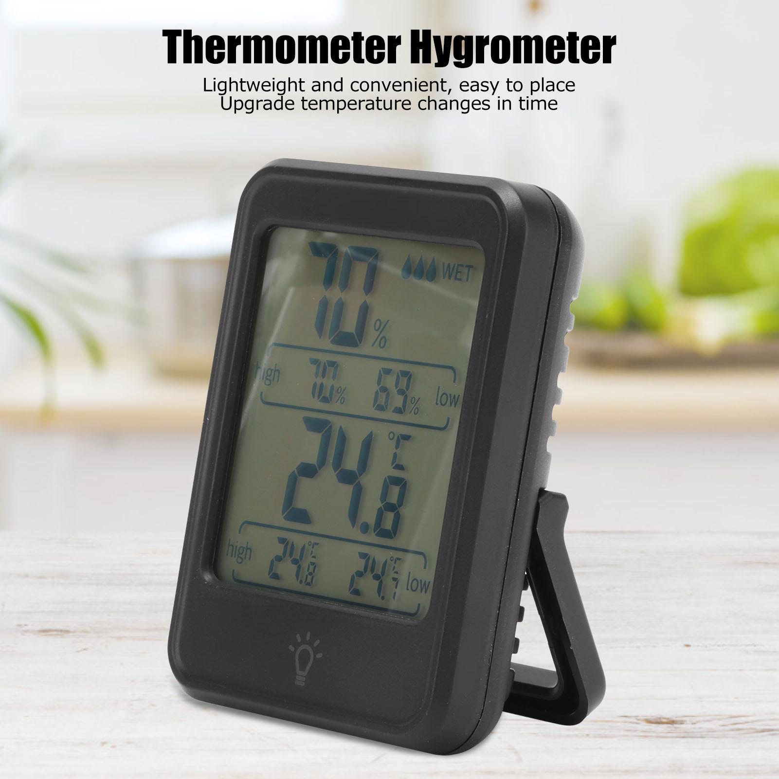 

1 Thermometer Hygrometer Digital Temperature Humidity Meter with LCD Display Backlight