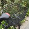Rear Bike Basket Storage Iron Easy Installation Large Capacity Wire Mesh Sundries Organizer