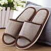 Cotton Linen Indoor Slippers with EVA Foam Sole - Comfortable, Lightweight, Four Seasons Wear