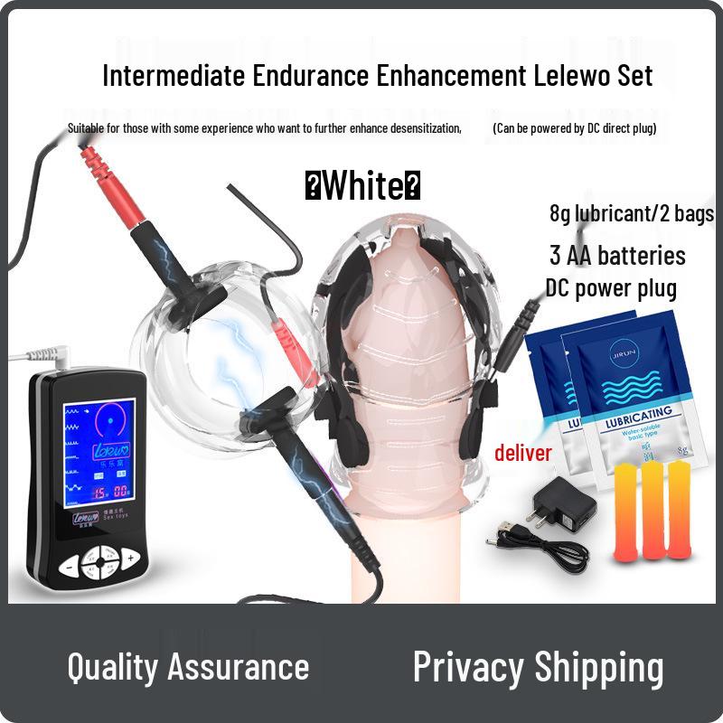 SM Choc Électrique Dispositif d'Entraînement Érotique pour Désensibilisation et Endurance du Pénis