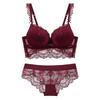 Francouzská sexy krajková souprava podprsenky a kalhotek pro ženy