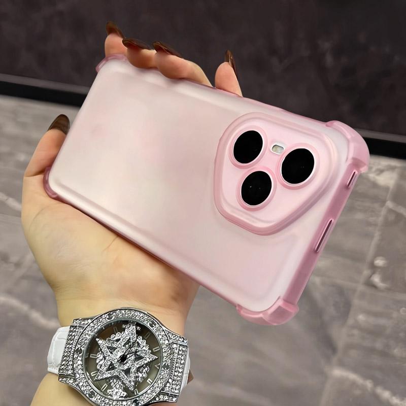 Candy Color Shockproof Transparent Matte Silicone Case For Huawei Honor 400 300 200 100 90 80 70 60 50 Pro Lite Gobal Soft Cover